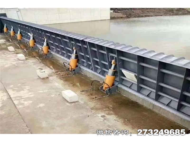 翻板閘門(mén)壩